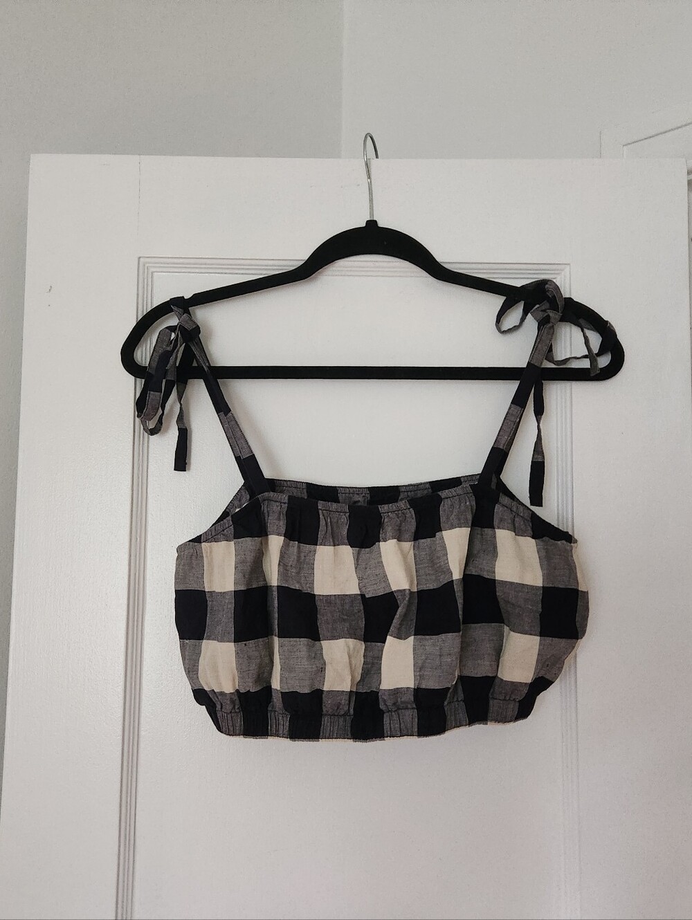 COS Gingham Bra Top Size Large - Picture 4 of 9